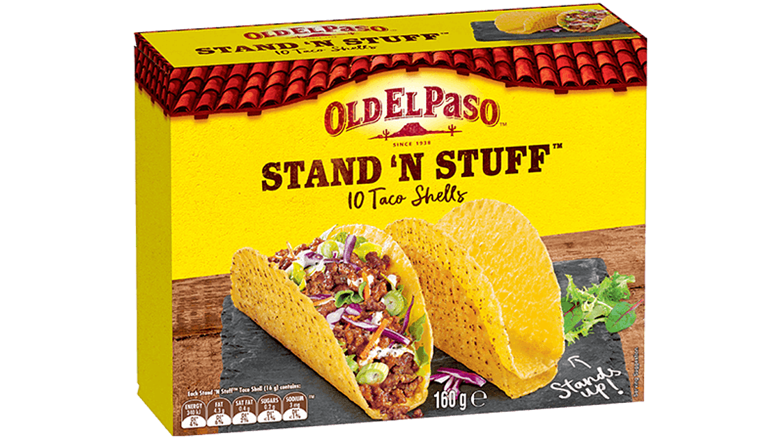 Old El Paso Hard and Soft Taco Kit, 12ct, 340g Imported from Canada