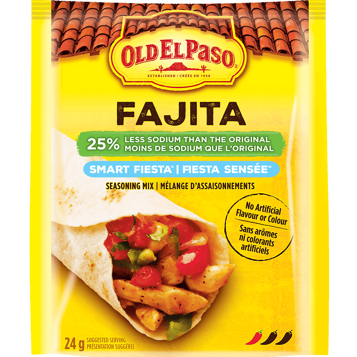 Old El Paso 25% Less Sodium Taco Seasoning Mix