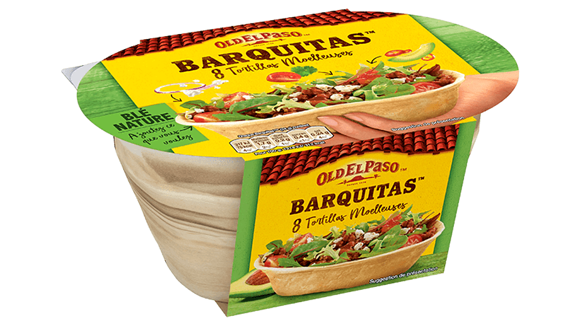 Tortillas de blé nature OLD EL PASO : Le paquet de 8 - 326g à Prix