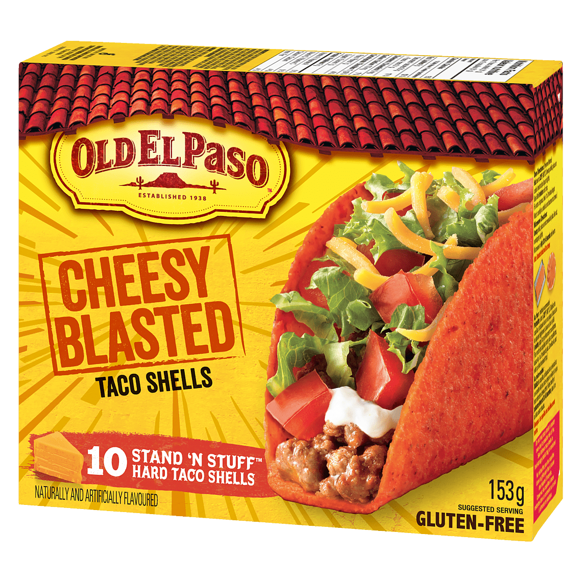 Cheesy Blasted Hard Taco Shells - Old El Paso