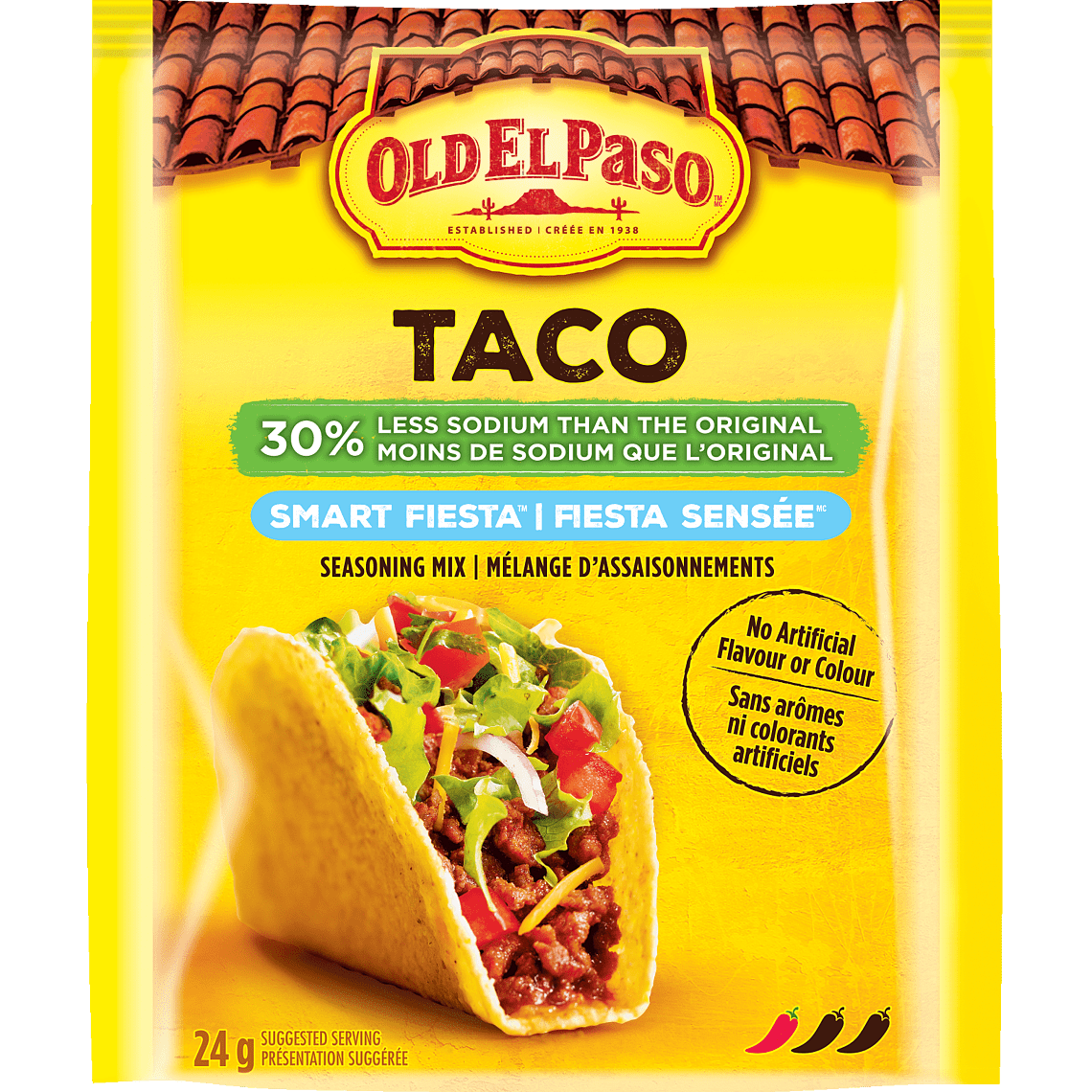 Smart Fiesta Less Sodium Taco Seasoning Mix Old El Paso