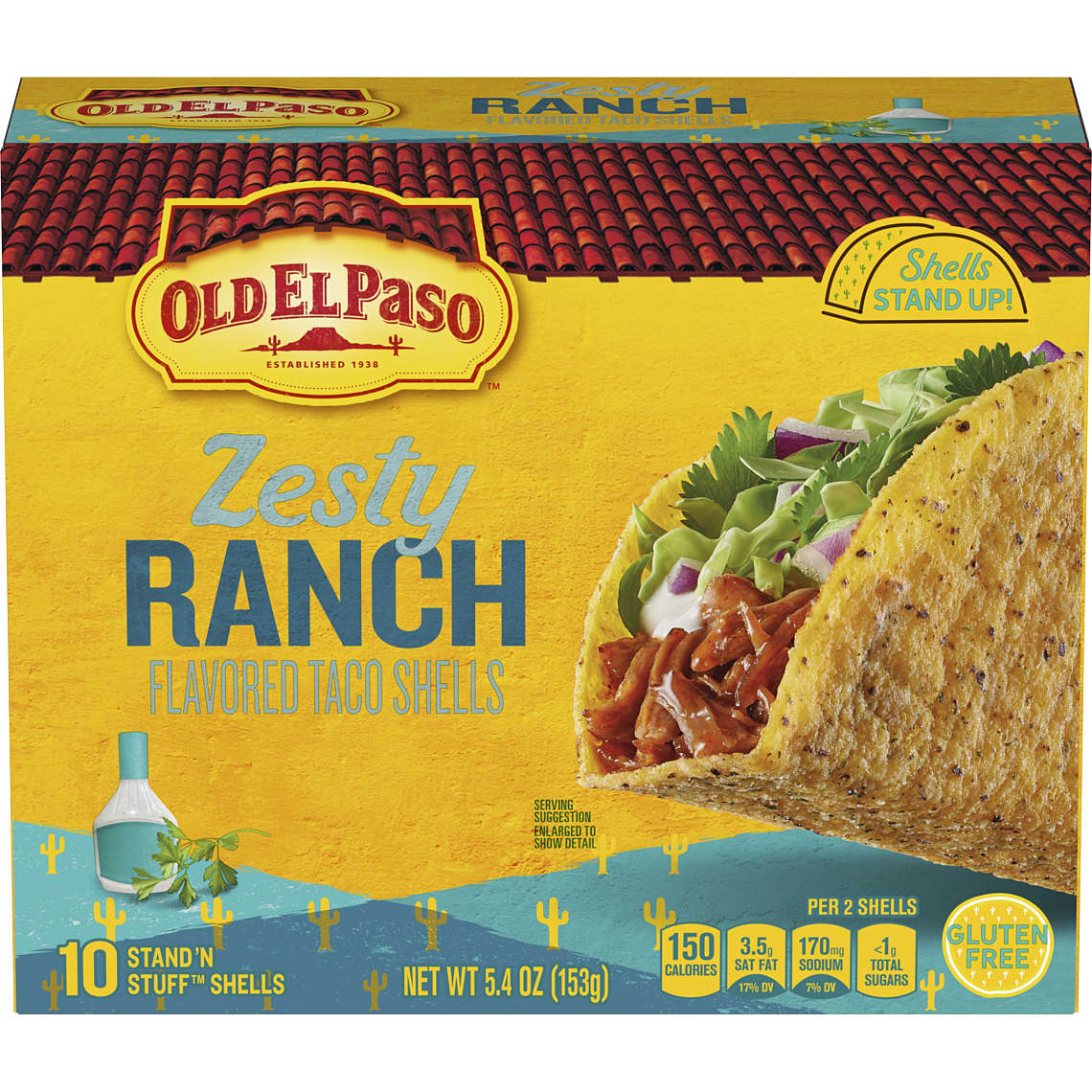 Bold Ranch Stand 'n Stuff Taco Shells - Old El Paso