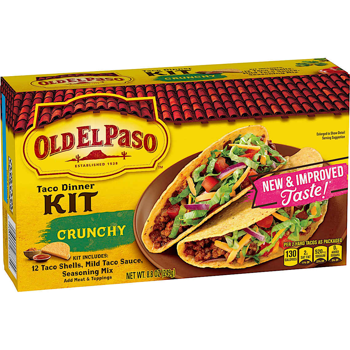 【一部予約販売】 Taco Crunchy Dinner Paso El Old - Dishes Mexican - 8.8oz Kit サーフィン・ボディボード
