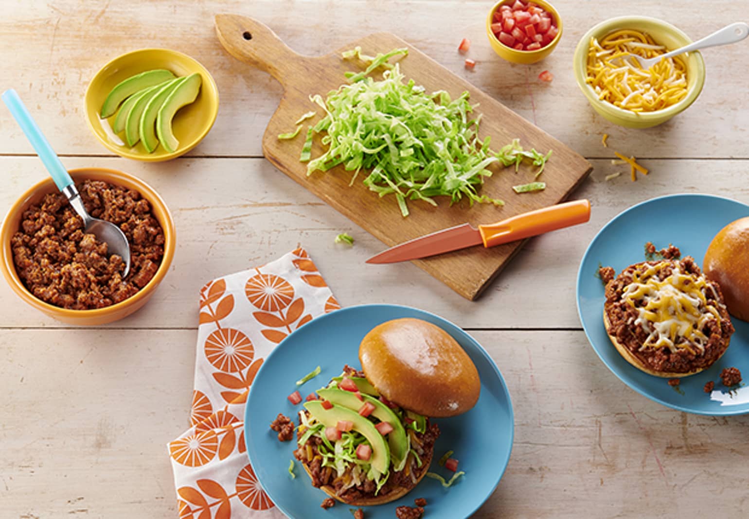 Meatless Tex-Mex Sloppy Joes - Mexican Recipes - Old El Paso