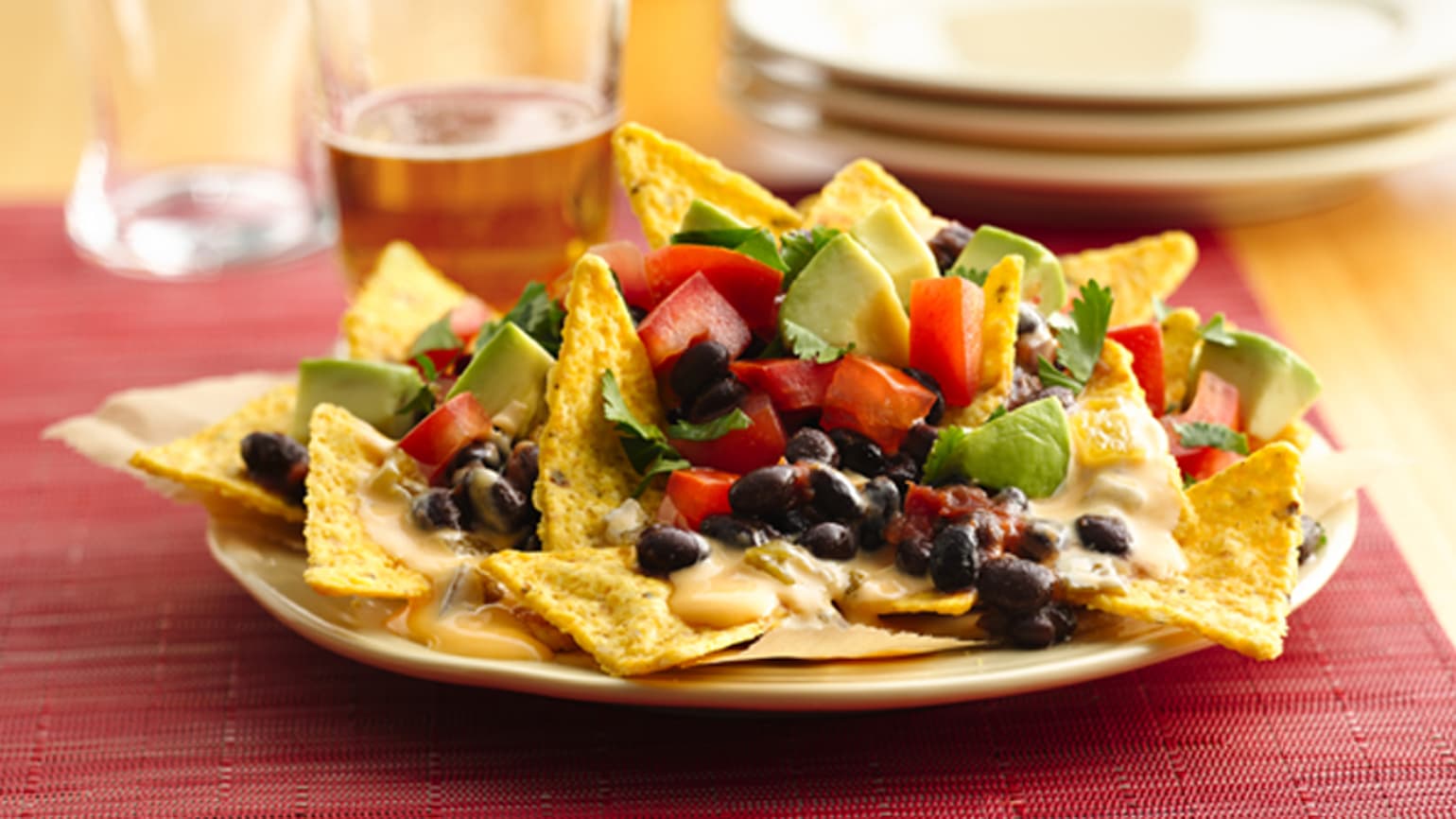 nachos con queso