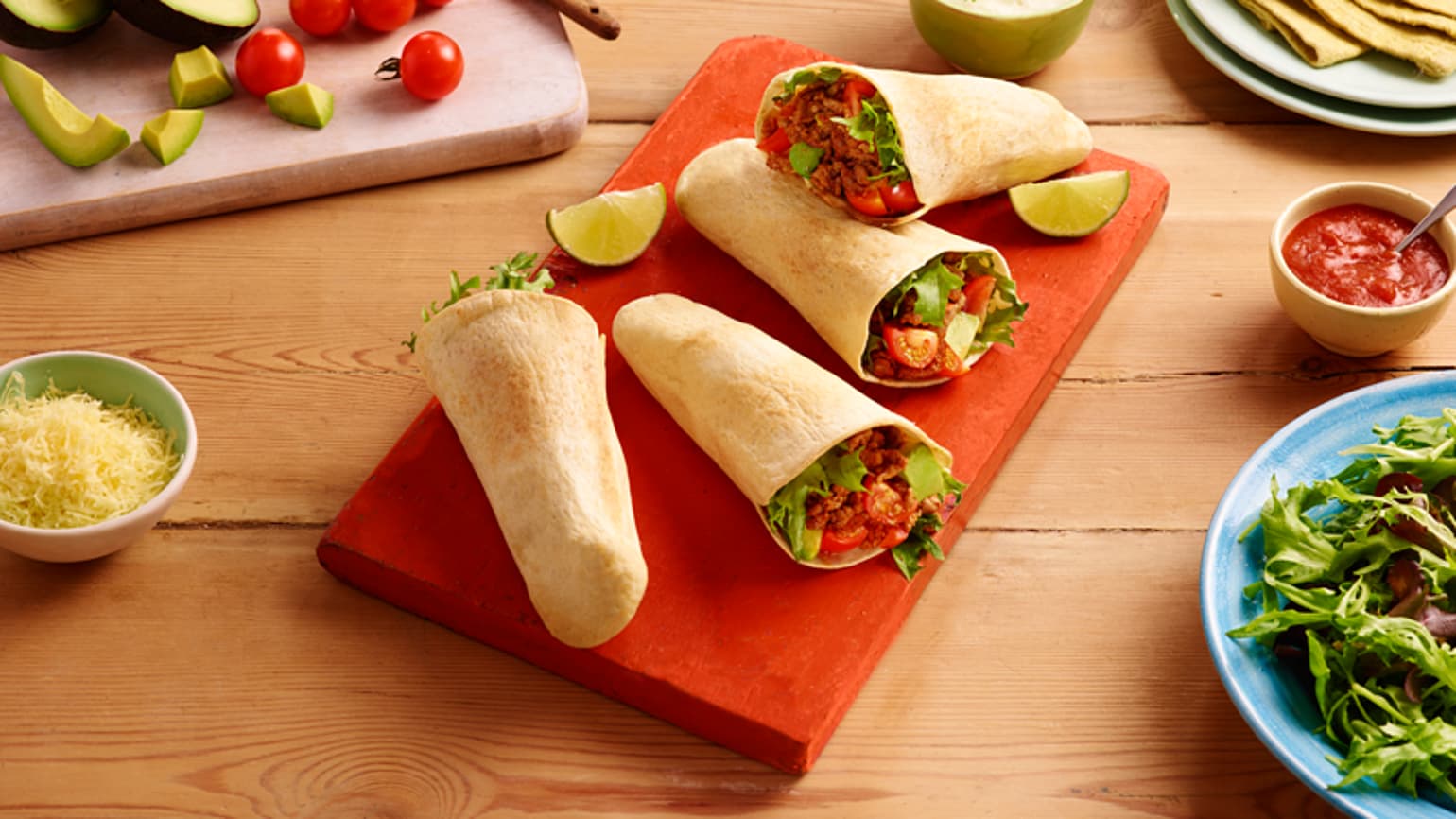 Classic Beef Tortilla Pockets - Beef Wrap Recipe - Old El Paso