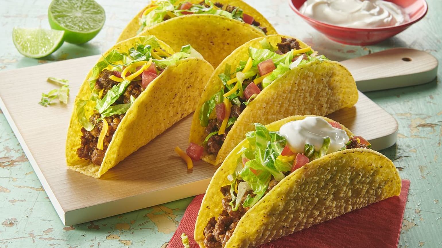 Classic Beef Tacos - Mexican Recipes - Old El Paso