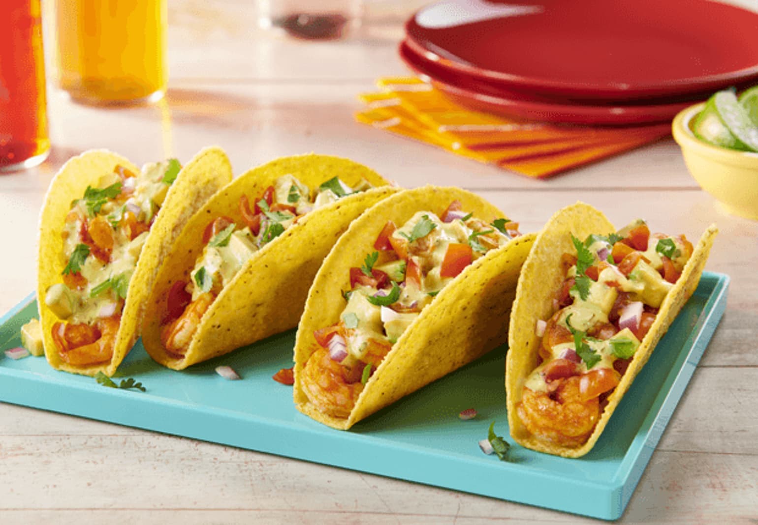 Quick and Easy Shrimp Tacos Mexican Recipes Old El Paso