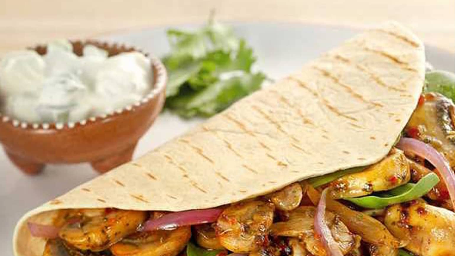 Pilz-Fajitas Mit Crème Fraîche - Old El Paso
