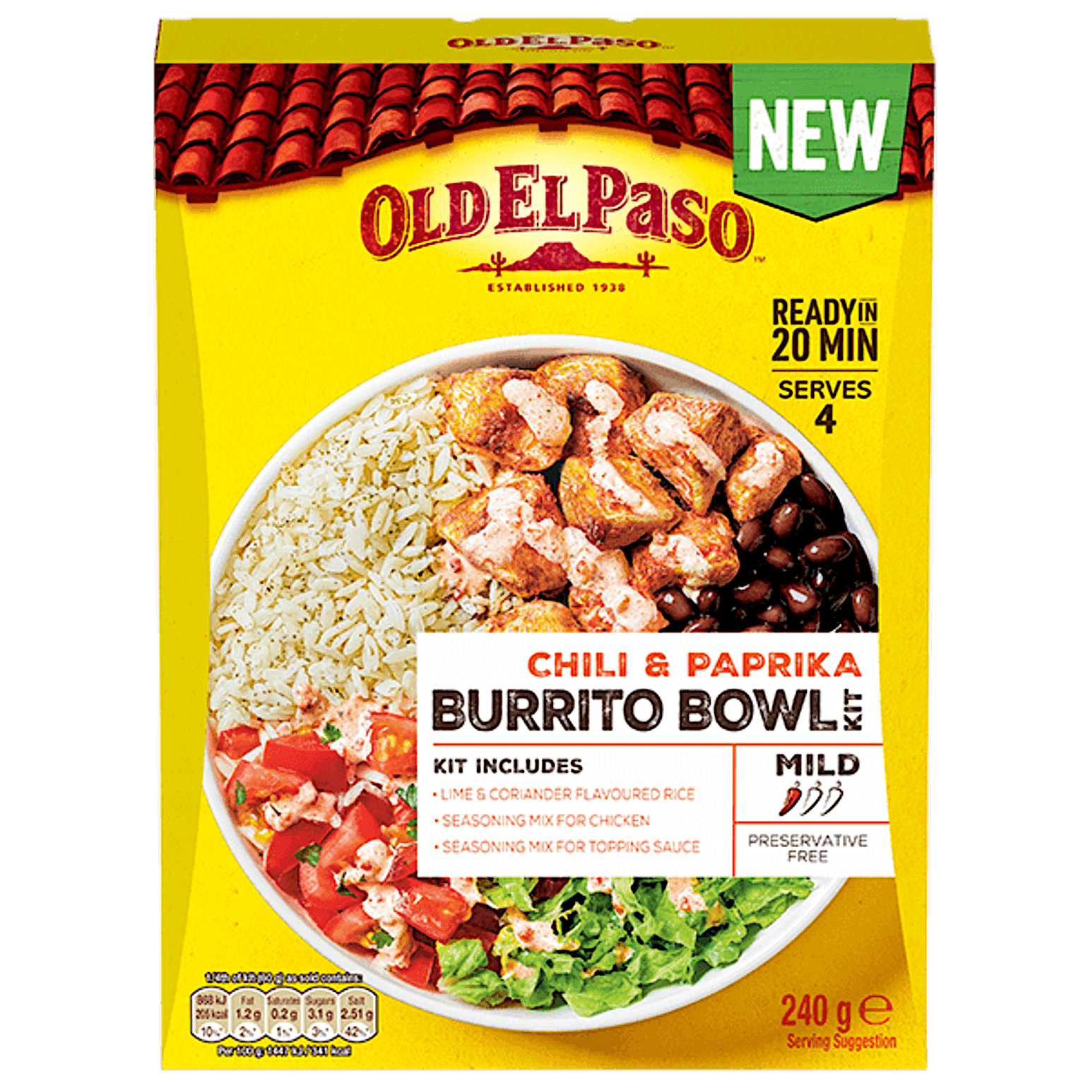Old el paso chilli discount