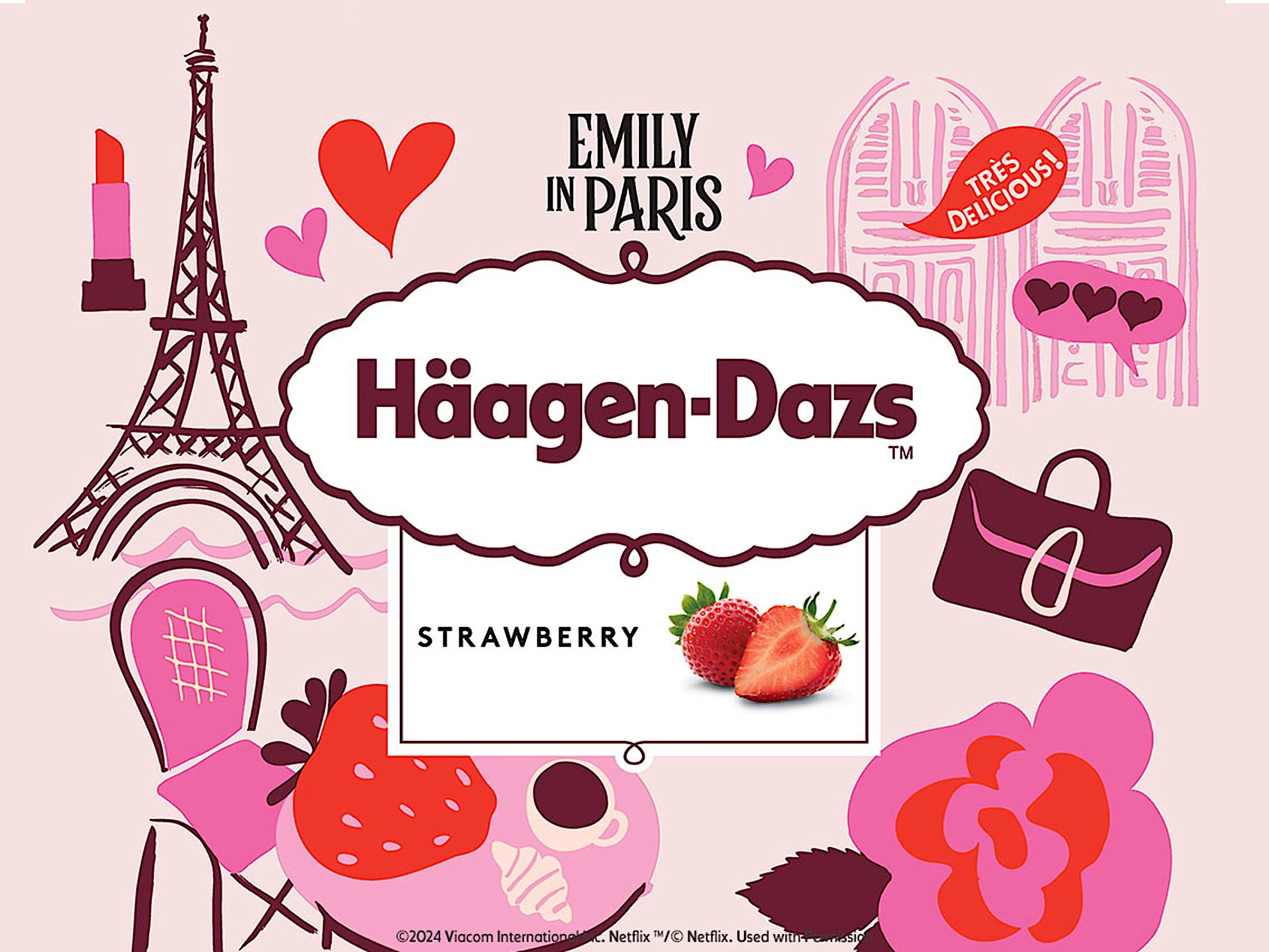 Indulge in Parisian Glamour with Häagen-Dazs' New Emily in Paris