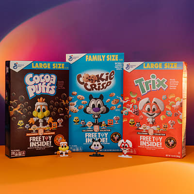 6 GM Cereal Halloween Cereal Squad Base Set 
