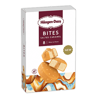 Salted Caramel Ice Cream Bites H agen Dazs