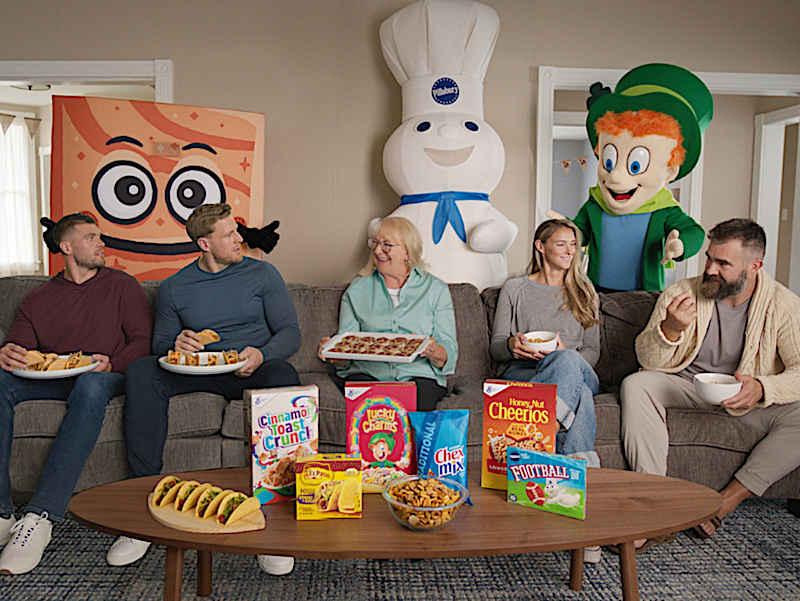: T.J. and J.J. Watt and Donna, Kylie and Jason Kelce invite friends and families to perform their game day rituals with the help of popular General Mills brands 