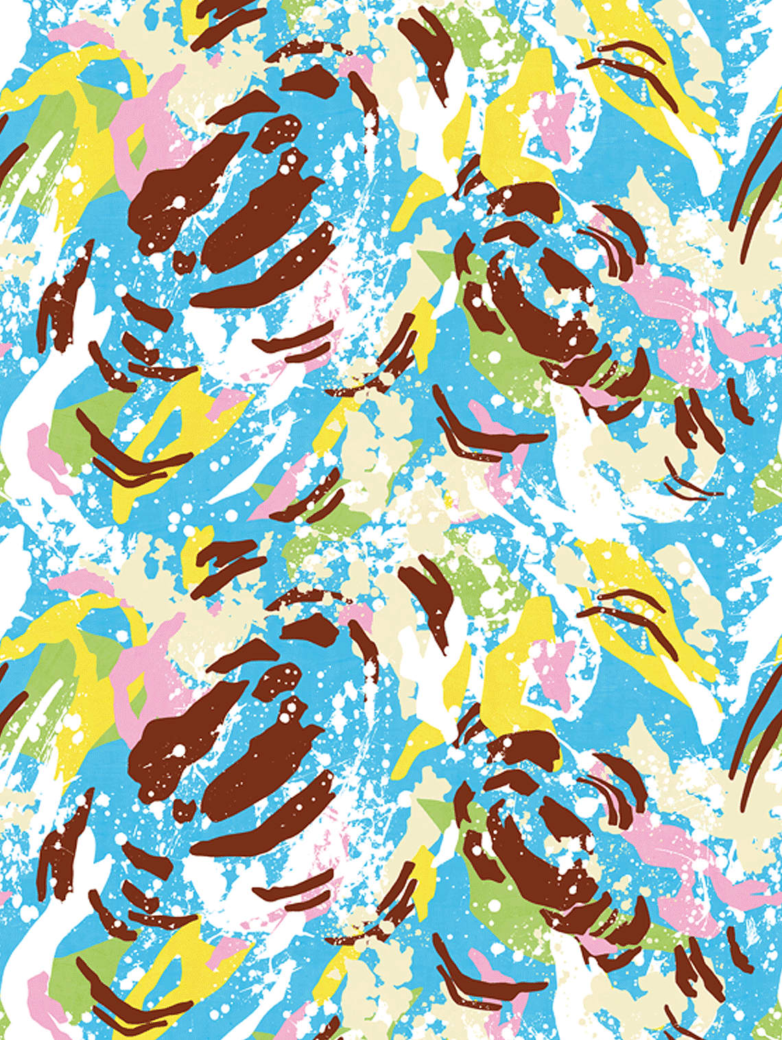 coconut chocolate flavour pattern