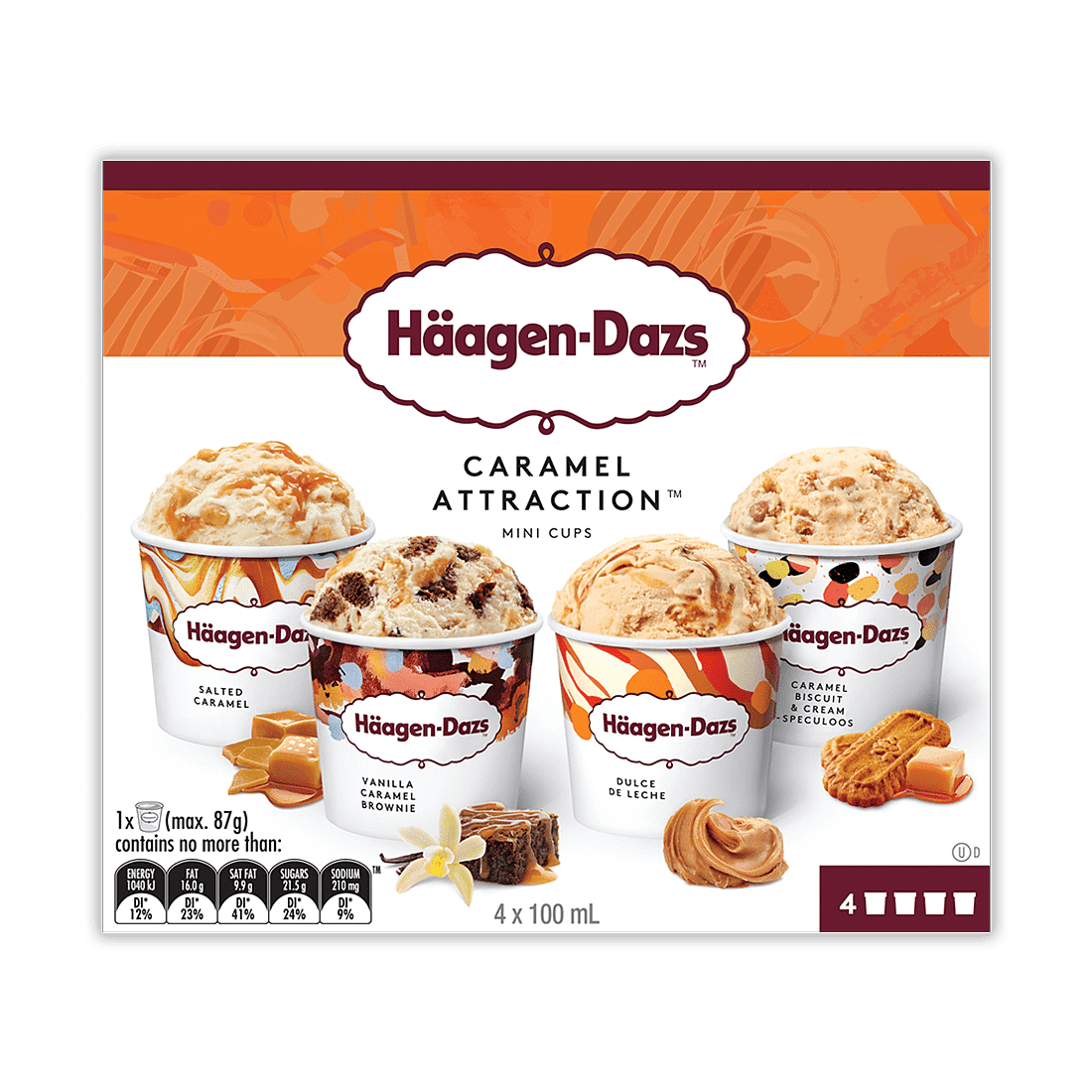 Caramel Mini Cup Multipack