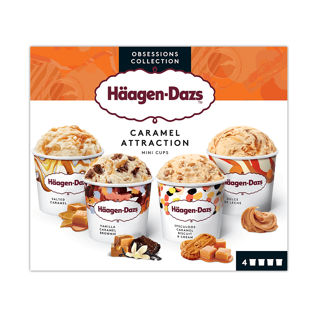 Caramel Collection Mini-Cups Multipack