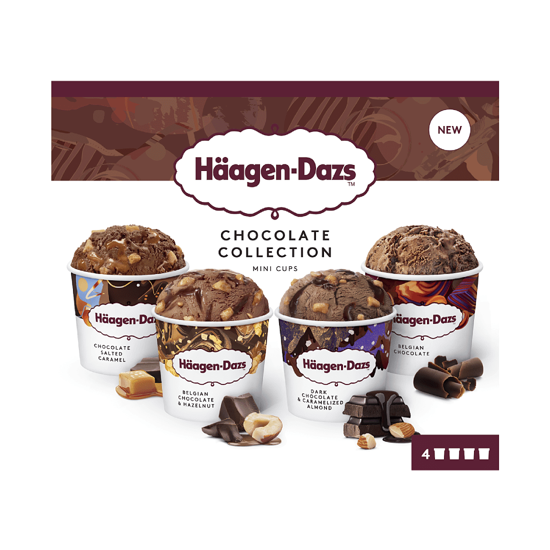 Chocolate Mini Cup Multipack