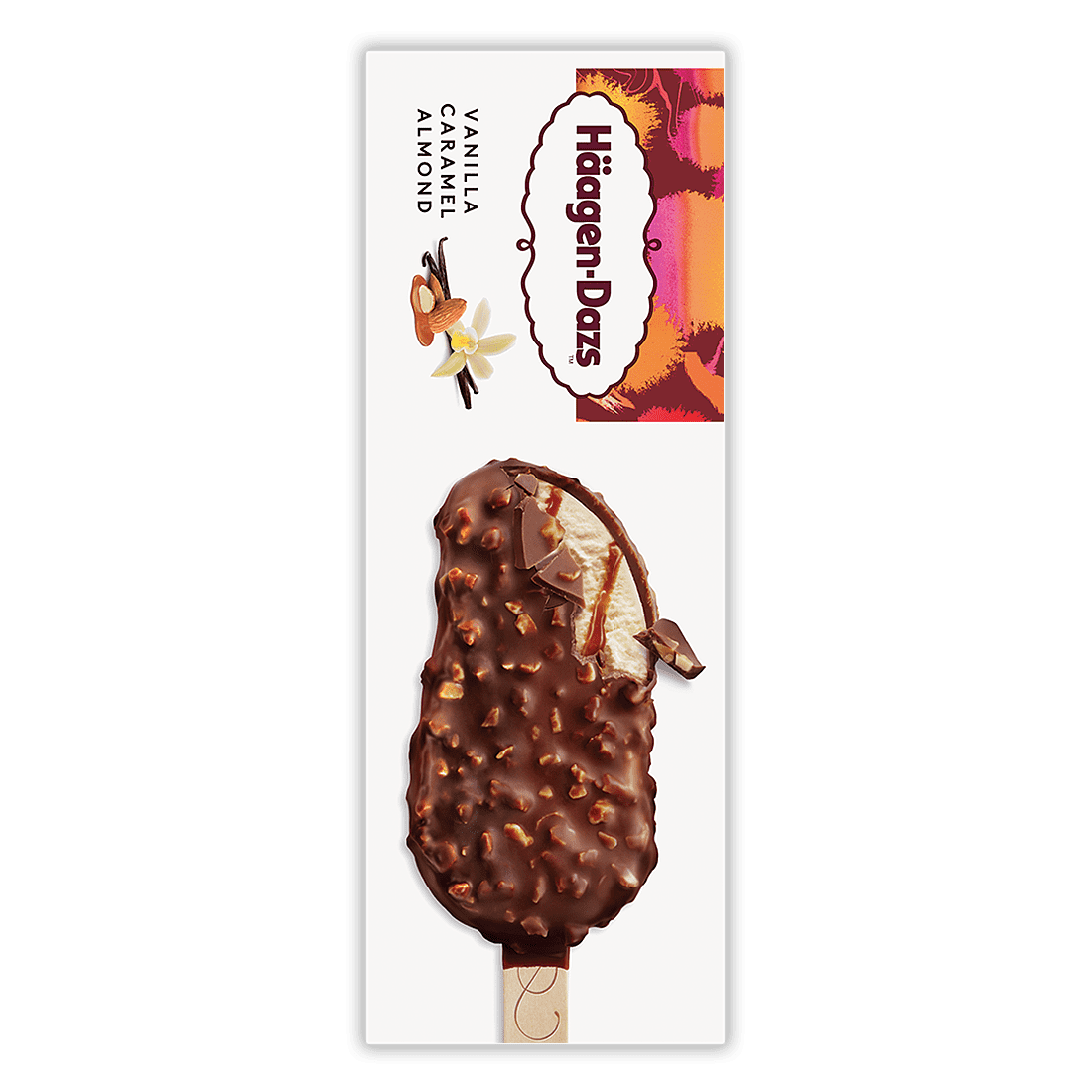vanilla caramel almond stickbar