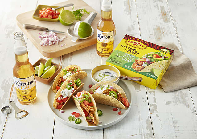 Chicken Jalapeño Tacos with Lime Crema