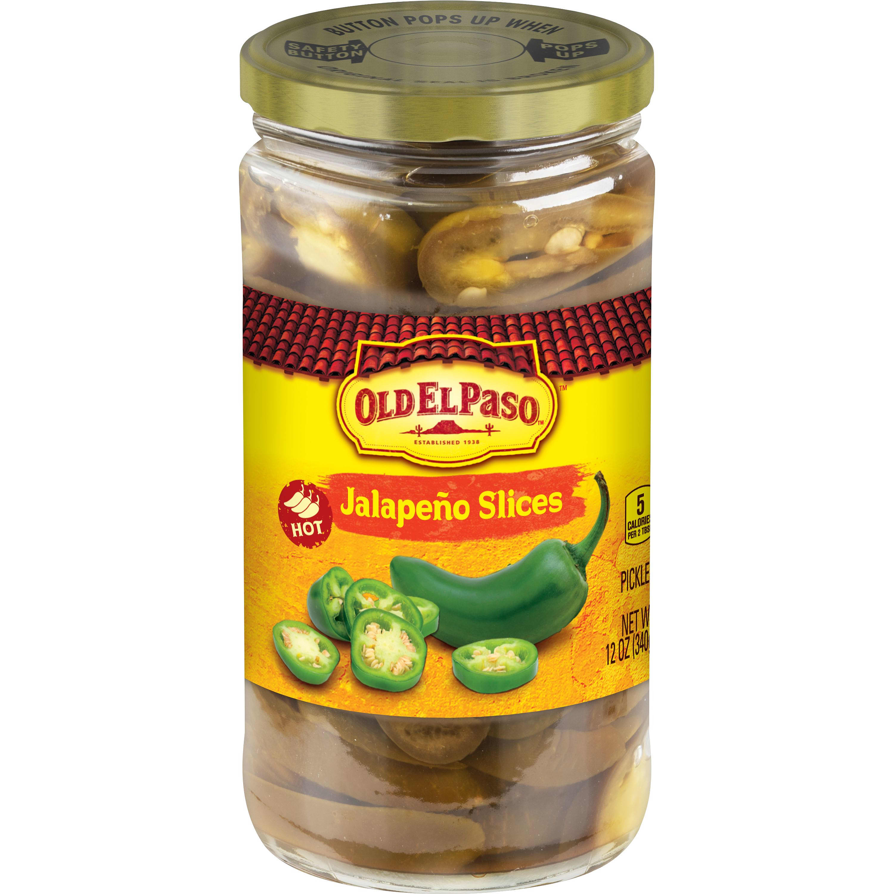Hot Jalapeno Slices Mexican Toppings Old El Paso