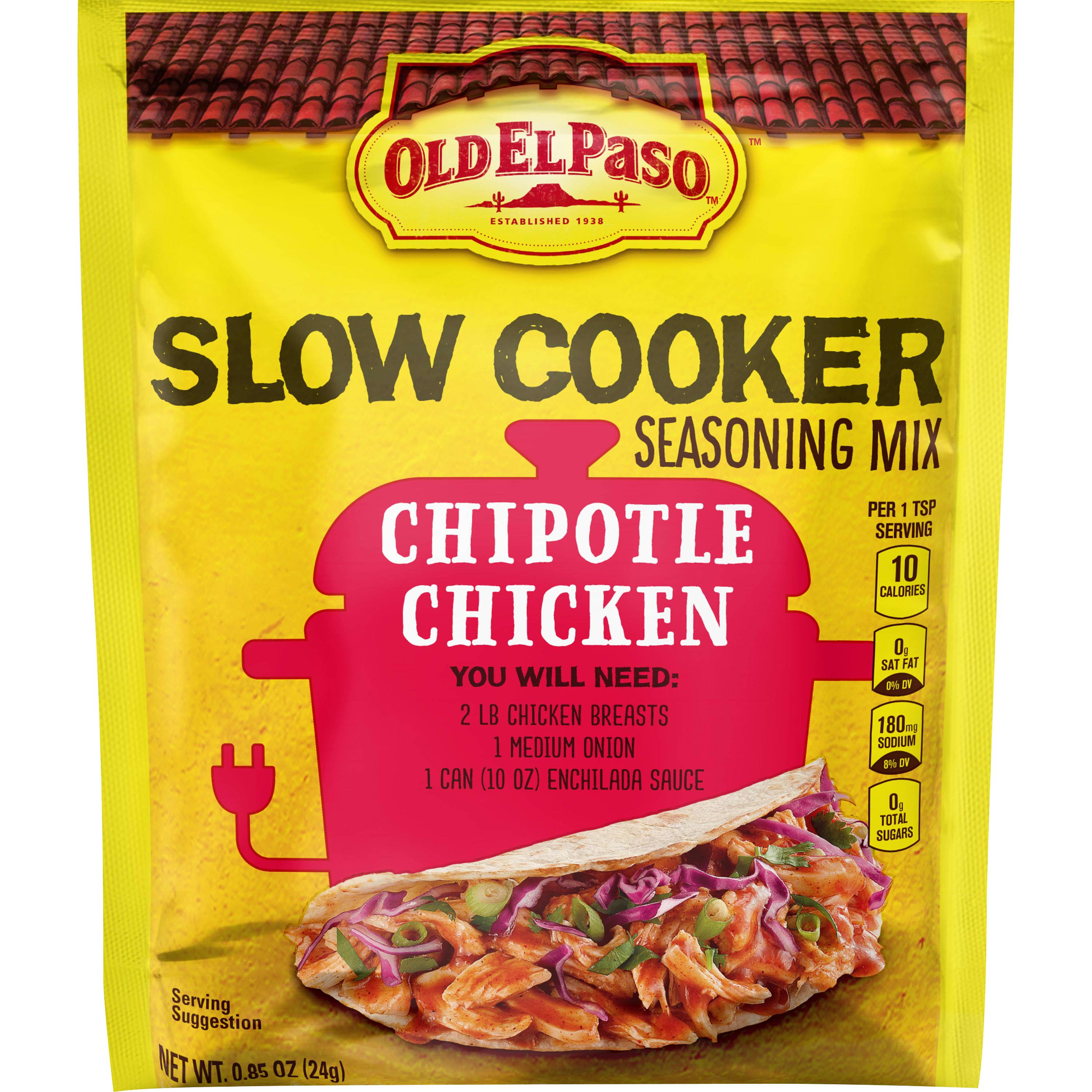 Slow Cooker Seasoning Mix Chipotle Chicken Old El Paso Well you found it & it's quick. slow cooker seasoning chipotle chicken