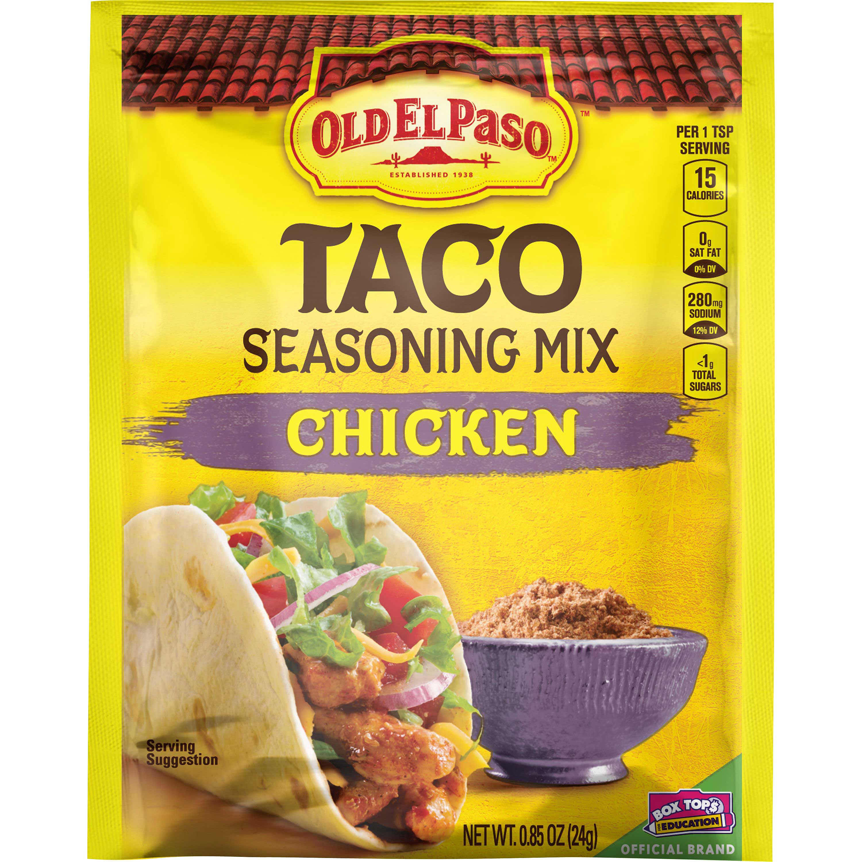 Chicken Taco Seasoning Mix Mexican Seasoning Old El Paso Coat chicken with flour mixture. chicken taco seasoning mix