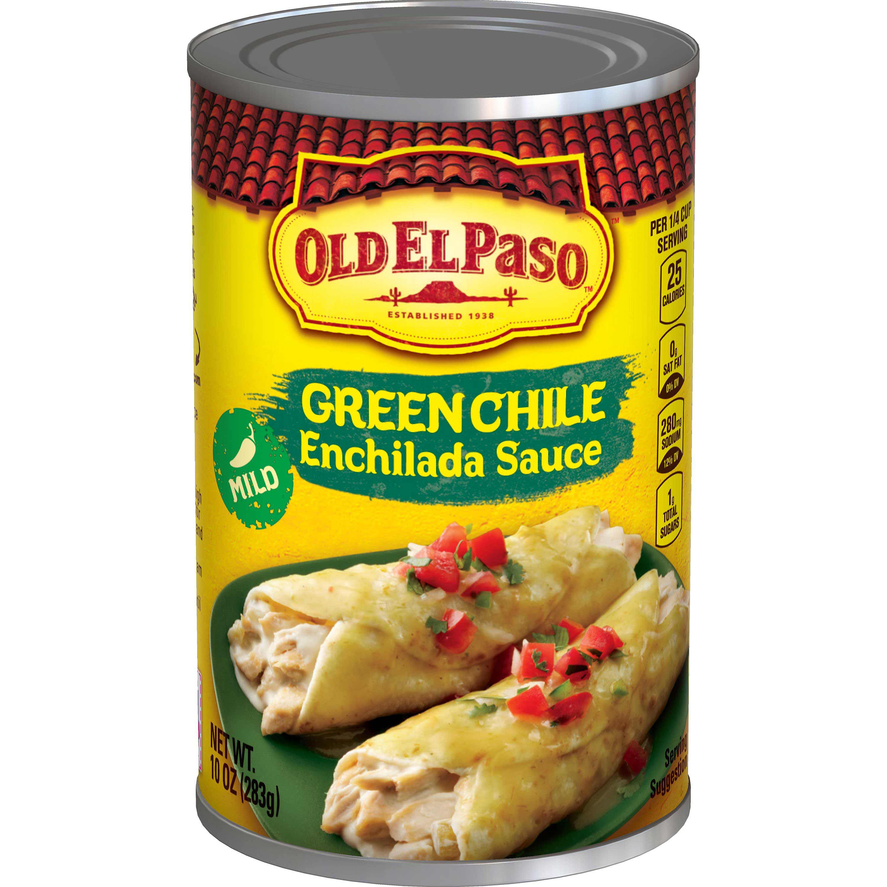 Green Chile Enchilada Sauce Mild 10oz Sauces Old El Paso
