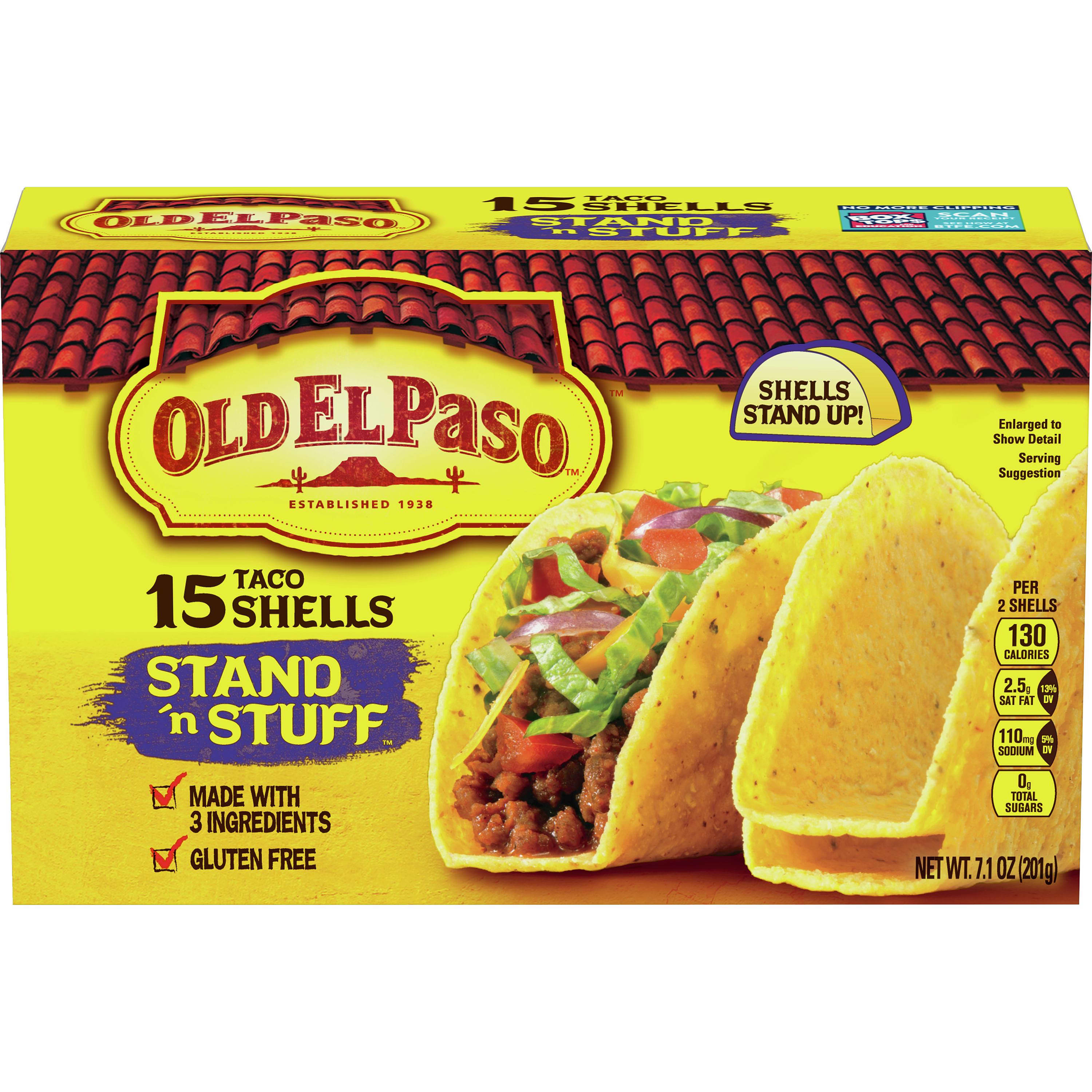Stand N Stuff Taco Shells Mexican Tacos Old El Paso
