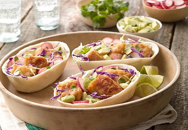 Baja Style Fish Taco Bowls Mexican Recipes Old El Paso