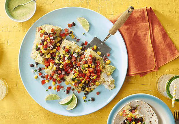 Baked Tex-Mex Cod