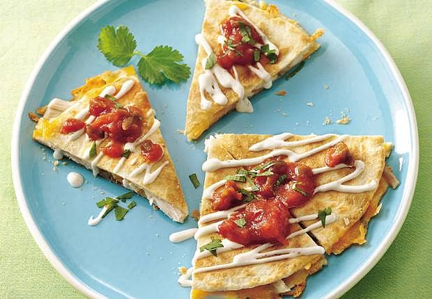 Cheesy Chicken Quesadillas