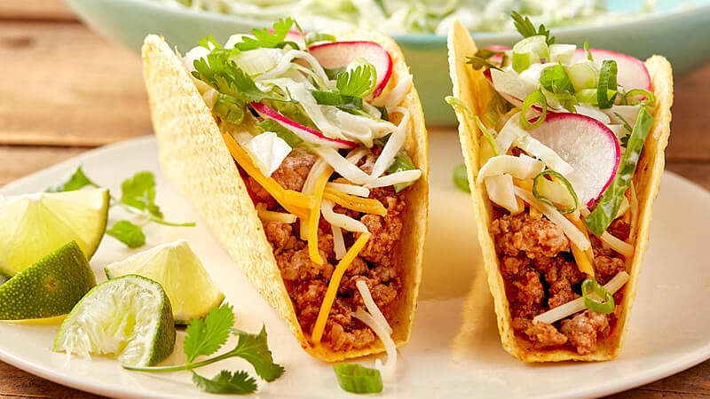 Chorizo Pork Tacos with Creamy Slaw