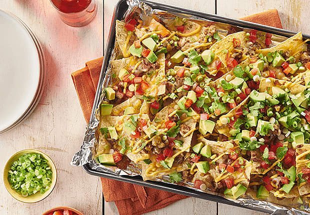 easy beef nachos