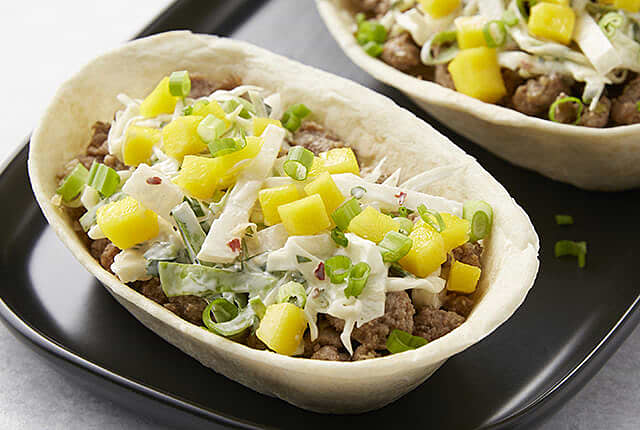 Jerk Turkey Tacos with Mango