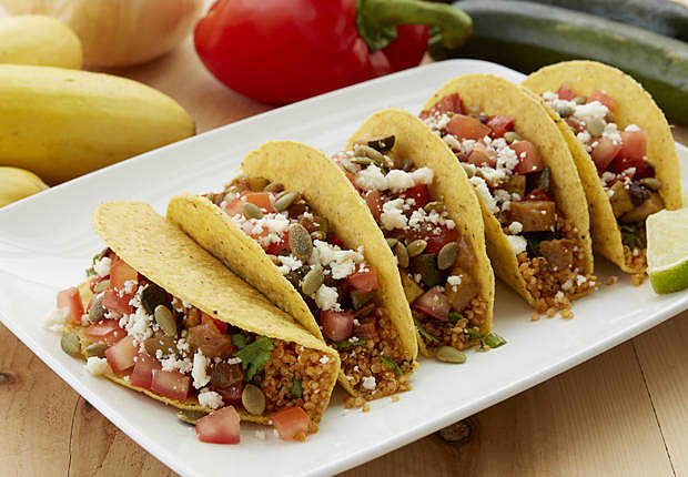 Quinoa Tacos with Summer Vegetables
