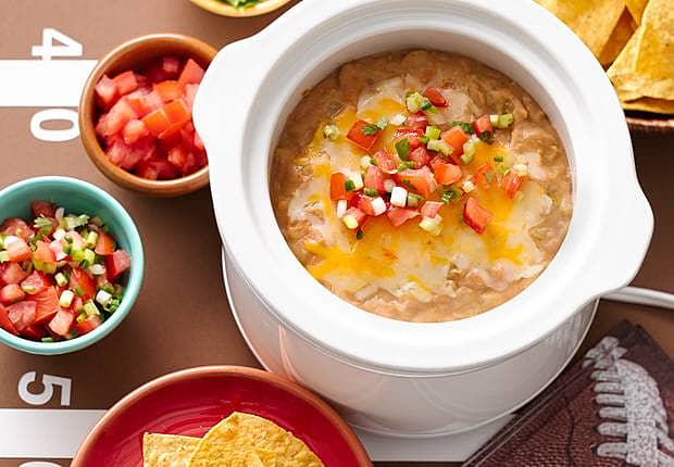 Slow-Cooker 3-Ingredient Bean Dip