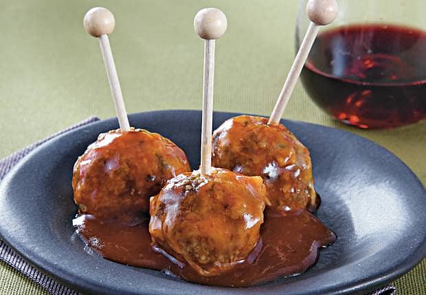 Slow-Cooker Enchilada Meatballs