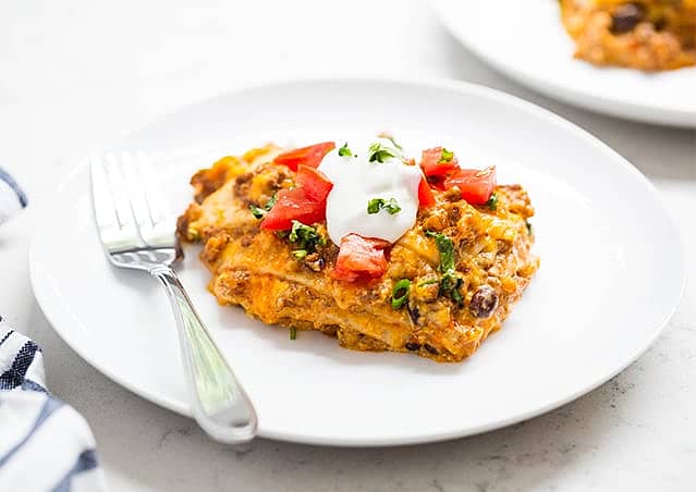 Slow Cooker Mexican Lasagna