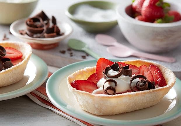 Strawberry Chocolate Taco Bowls™