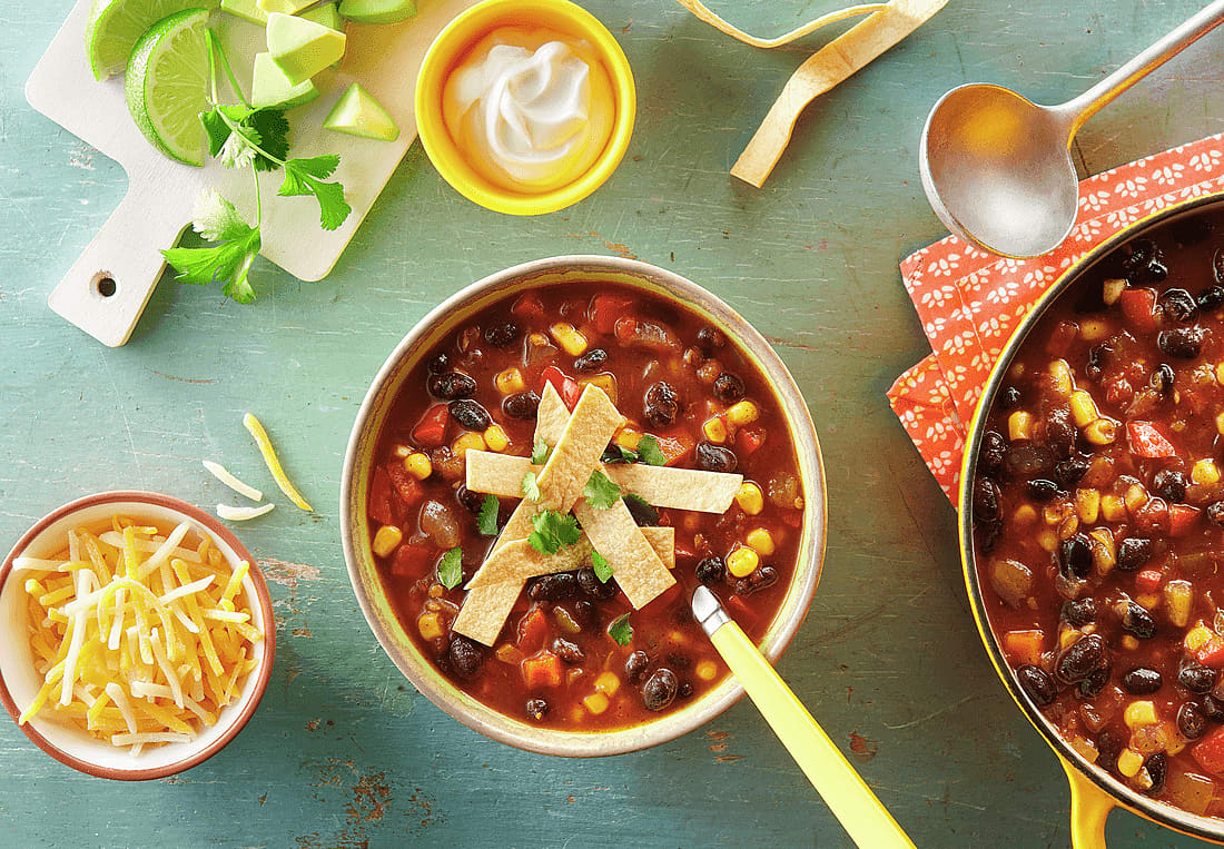 Vegetarian Tortilla Soup