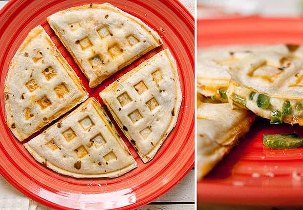 waffle-iron-quesadillas