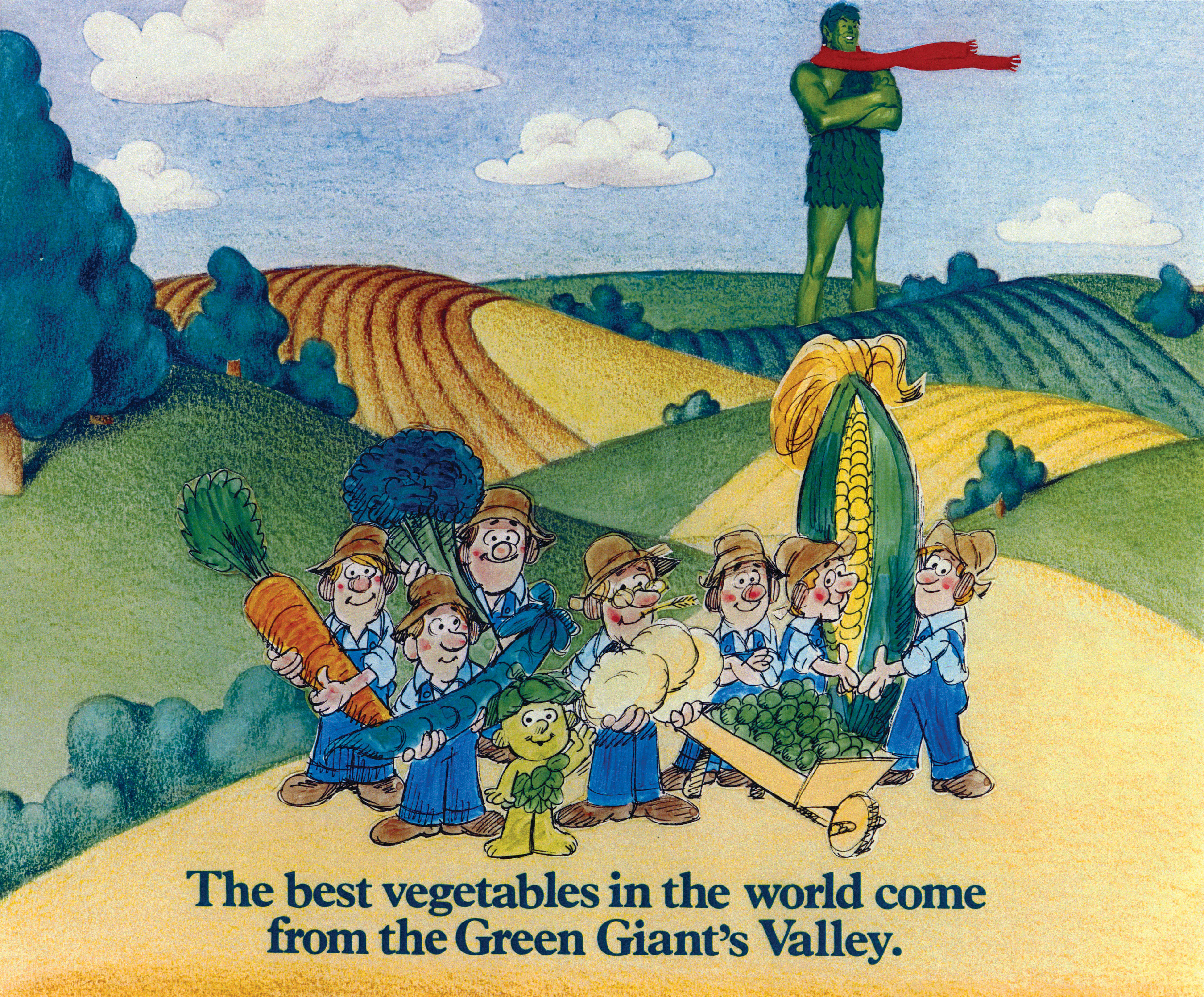 Green Giant vegetable ad from 1960