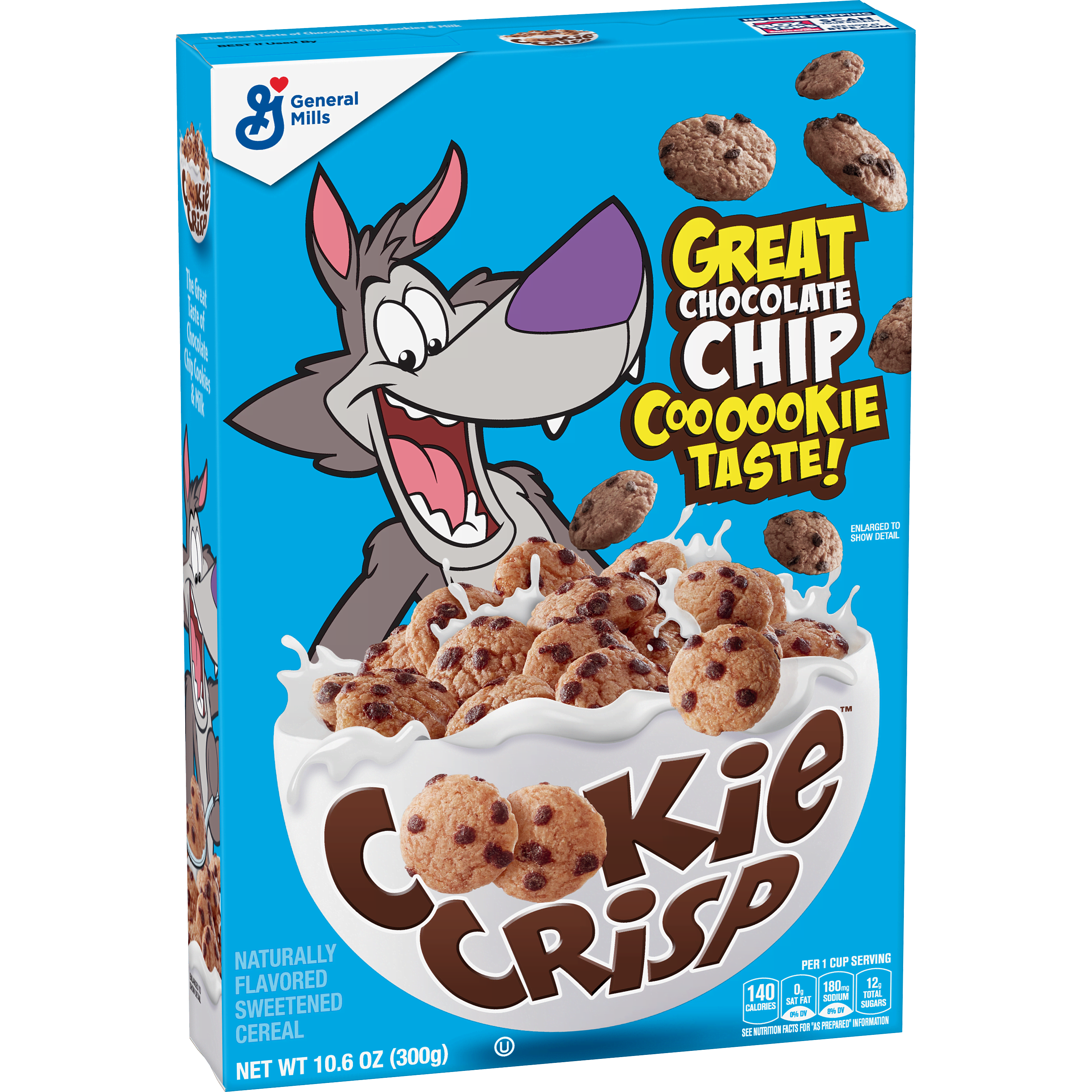 Cookie Crisp cereal box