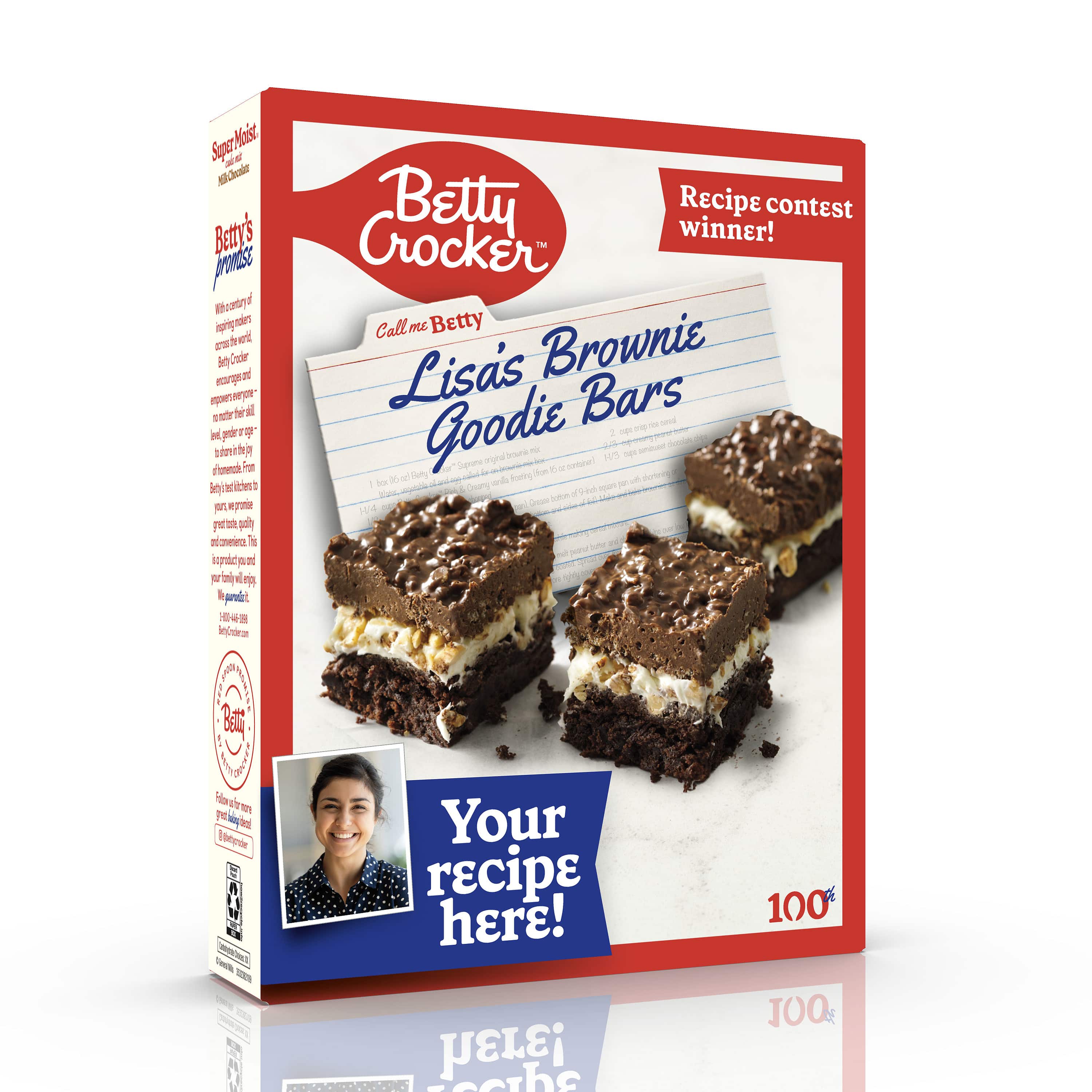 Betty Crocker customized box mock up