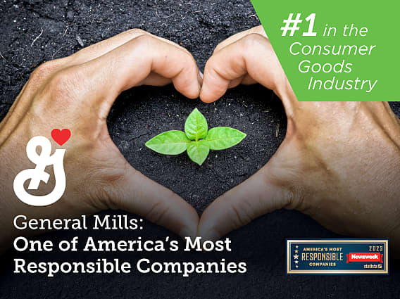General Mills named No. 2 on Newsweek's America's Most Responsible