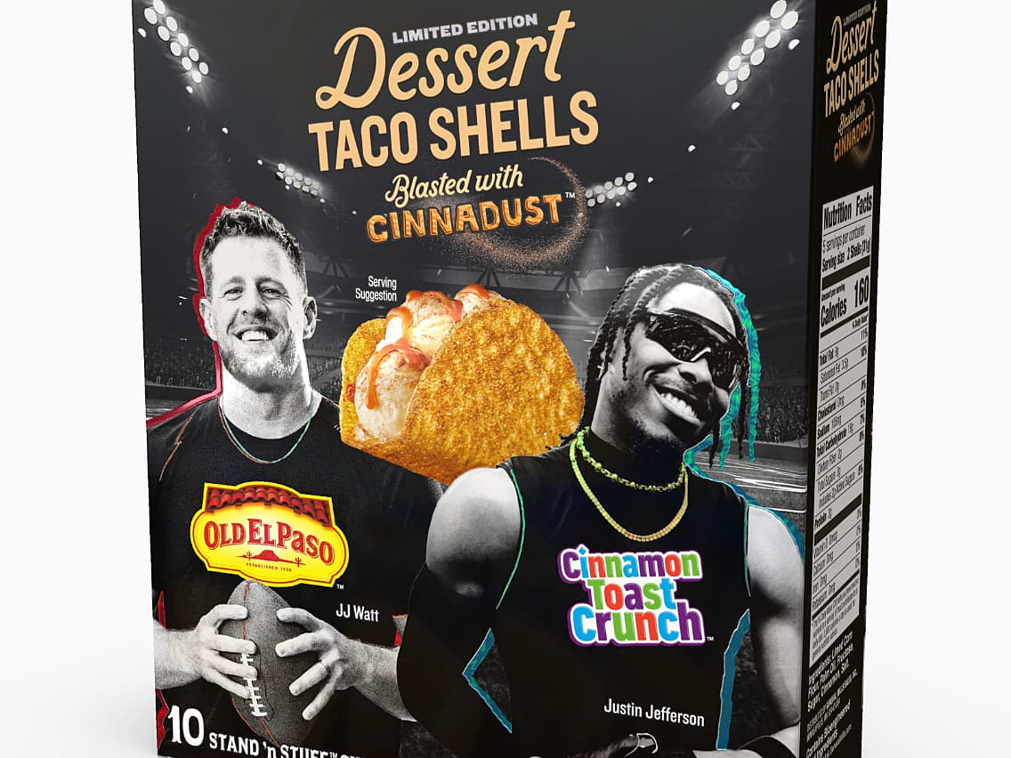 Introducing This Season's Most Valuable Taco — the New Old El Paso™  Cinnamon Toast Crunch™ Dessert Taco Shells - General Mills