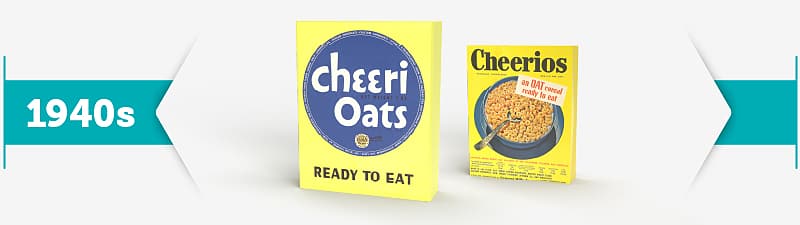 Cheerioats and Cheerios cereal