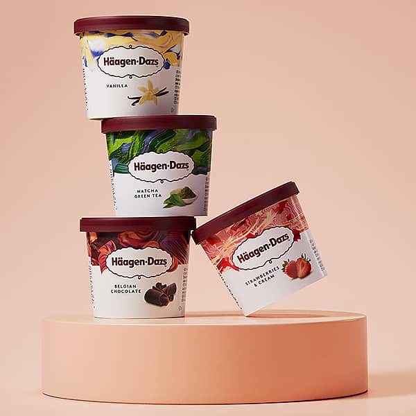 Different Flavours of Minicups Multipacks