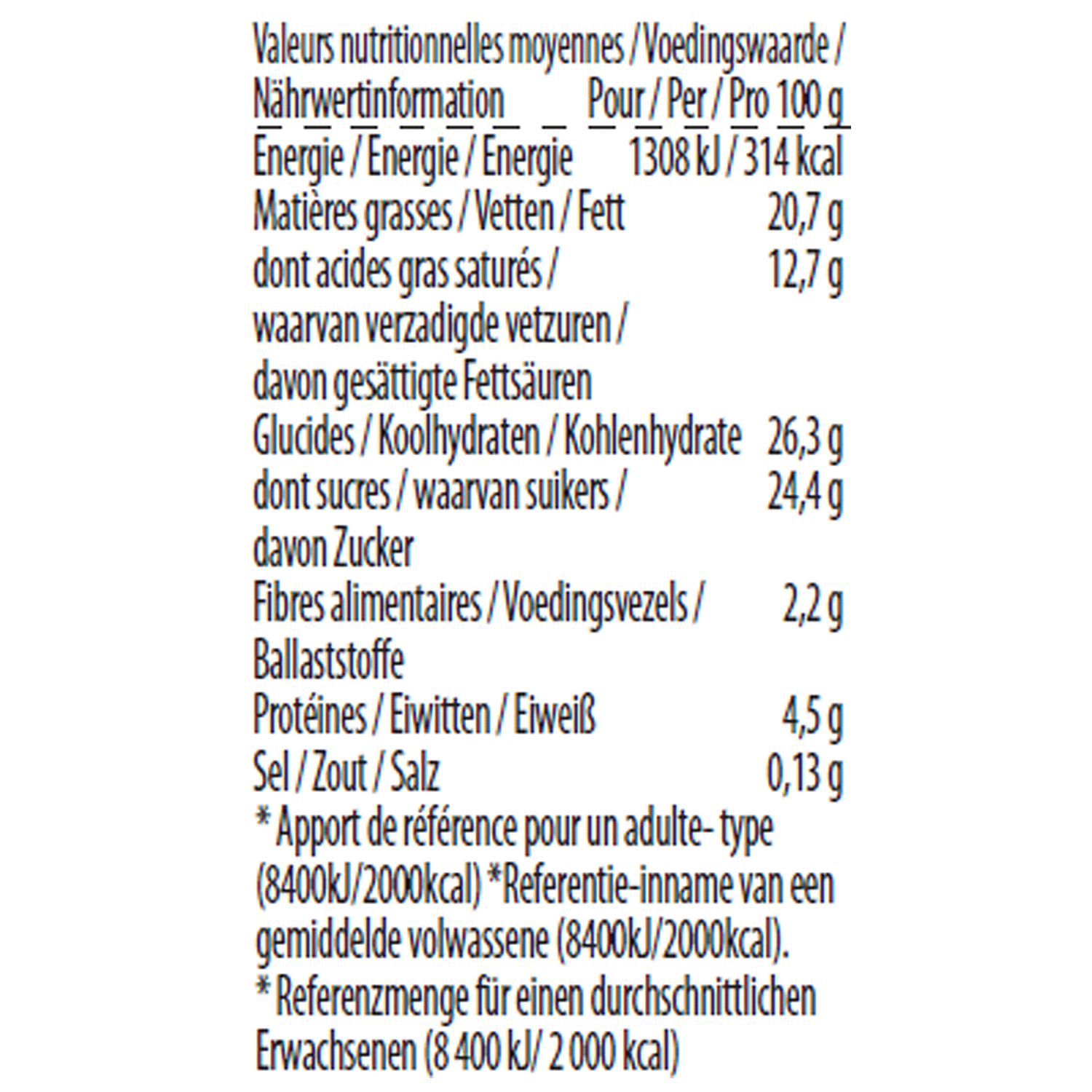 belgian chocolate minicup